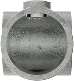 Rohrverbinder | T-Stück kurz für Ø 48.3 mm | 101D48