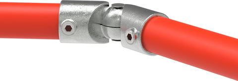 Rohrverbinder | Eckstück verstellbar für Ø 33,7 mm | 125HB34