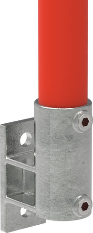 Rohrverbinder | Wandhalter Platte vertikal Ø 33,7 mm | 144B34