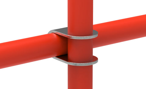 Rohrverbinder | Kreuzstück offen für Ø 48.3 mm | 160D48