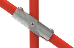 Kreuzstück 30-45° Ø 42,4 mm aus feuerverzinktem Temperguss – 126C42