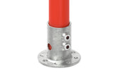 Fußplatte rund Ø 48,3 mm aus feuerverzinktem Temperguss – 131KFD48