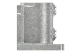Wandhalter massiv Ø 48,3 mm aus feuerverzinktem Temperguss – 247D48
