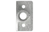Wandhalter massiv Ø 48,3 mm aus feuerverzinktem Temperguss – 247D48