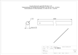 Edelstahlrohr Ø 33,7 × 2,0 mm V2A – Querschnitt