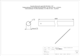 Edelstahlrohr Ø 42,4 × 2,0 mm V2A – Querschnitt