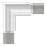 Eckbogen 90° V4A für Rohr 21,3 x 2,0 mm zum Stecken – Ansicht 2 | Artikel 11.3610.1