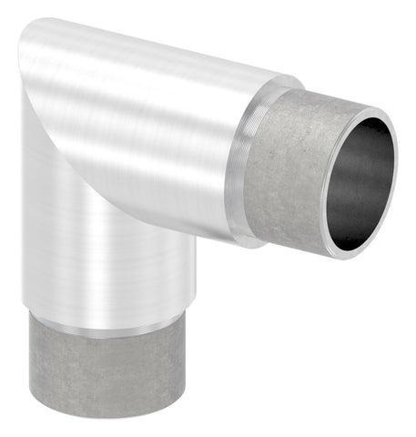 Eckbogen V2A für Rohr Ø 33,7x2,0 mm zum Stecken | Artikel 11.3610.4