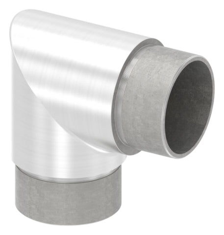 Eckbogen V2A für Rohr Ø 42,4 x 2,0 mm 90° kurz | Artikel 88.1156260.320.42