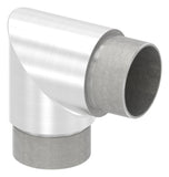 Eckbogen V2A für Rohr Ø 42,4 x 2,5 mm 90° kurz | Artikel 88.1156260.320.42.25