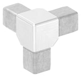Eckverbinder V4A für Rohr 25x25x2 mm steckbar – Ansicht 4 | Artikel 88.1110142525