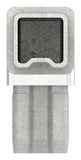 Eckverbinder V4A für Rohr 25x25x2 mm zum Stecken – Ansicht 2 | Artikel 88.1110122525