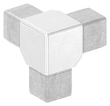 Eckverbinder V4A für Rohr 30x30x2 mm zum Stecken – Ansicht 4 | Artikel 88.1110143030