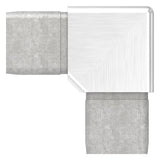 Eckverbinder V4A für Vierkantrohr 30 x 30 x 2,0 mm 90 Grad – Ansicht 3 | Artikel 88.1110123030