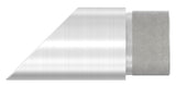 Endbogen 45° V2A für Rohr Ø 33,7 x 2,0 mm zum Stecken – Ansicht 3 | Artikel 11.3395.4