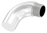 Endbogen V2A für Rohr Ø 33,7 x 2,0 mm 90° flach lang | Artikel 88.1156201.320.L.88