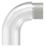 Endbogen V2A für Rohr Ø 33,7 x 2,0 mm 90° flach lang – Ansicht 2 | Artikel 88.1156201.320.L.88