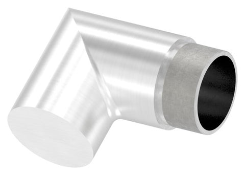 Endbogen V2A für Rohr Ø 42,4 x 2,0 mm 90° zum Stecken | Artikel 11.3391.4
