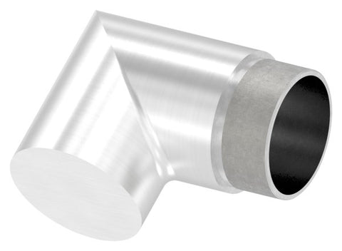 Endbogen V2A für Rohr Ø 48,3 x 2,0 mm 90° Steck | Artikel 11.3392.4