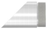 Endbogen V2A für Rohr Ø 60,3 x 2,0 mm 45° zum Stecken – Ansicht 3 | Artikel 11.3398.4