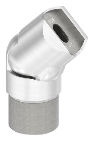 Gelenkstück V2A für Rohr Ø 42,4 x 2,0 mm zum Anschrauben geschliffen K240 | Artikel 88.1156257.320.42