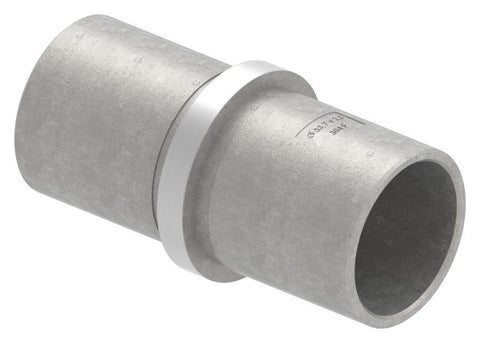 Gerader Rohrverbinder V2A für Rohr Ø 33,7x2,5 mm mit Mittelsteg | Artikel 11.3373.4