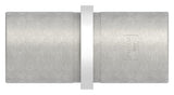 Gerader Rohrverbinder V2A für Rohr Ø 33,7x2,5 mm mit Mittelsteg – Ansicht 4 | Artikel 11.3373.4