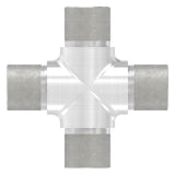 Kreuzstück V2A für Rohr Ø 26,9 x 2,0 mm zum Stecken – Ansicht 2 | Artikel 11.3654.4