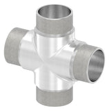 Kreuzstück V2A für Rohr Ø 42,4 x 2,0 mm zum Stecken | Artikel 11.3656.4