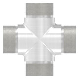 Kreuzstück V2A für Rohr Ø 42,4 x 2,0 mm zum Stecken – Ansicht 2 | Artikel 11.3656.4