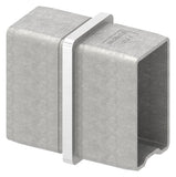 Rechteckrohrverbinder V4A 50x30x2 mm gerade | Artikel 11.3853.4