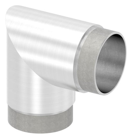 Rohrbogen 90° V2A für Rohr Ø 60,3 x 2,0 mm zum Stecken | Artikel 11.3613.4