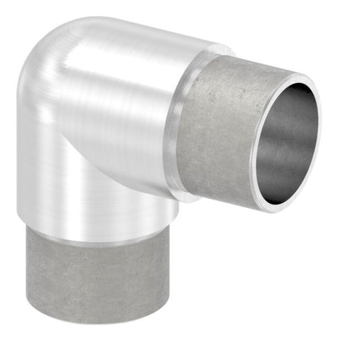 Rohrbogen V2A für Rohr 33,7 x 2,0 mm 90° eng zum Stecken | Artikel 11.3620.4
