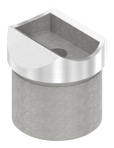 Rohrsattel V2A für Rohr Ø 42,4 mm Anschluss oben | Artikel 11.3321.4