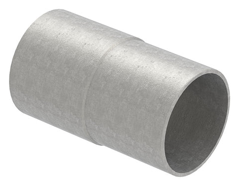 Rohrverbinder V2A Ø 42,4 mm Wandstärke 2,5 auf 2,0 mm L 65 mm Steckbar | Artikel 11.3350.4