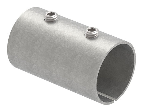 Rohrverbinder V2A 42,4x2,0 mm L 65 mm mit Klemmschrauben | Artikel 11.3382.4