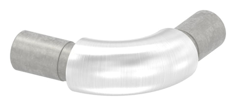 Rohrverbinder V2A für Rohr Ø 12 x 1,5 mm 90° zum Einkleben geschliffen K240 | Artikel 88.1150428.240