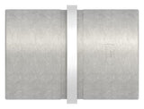 Rohrverbinder V2A für Rohr 48,3 x 2,0 mm, L 65 mm mit Mittelsteg – Ansicht 4 | Artikel 11.3372.4