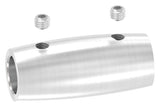 Stabverbinder V2A für Ø 12 mm, Ø 20 x 45 mm mit 2 Madenschrauben – Ansicht 5 | Artikel 88.1150491.240