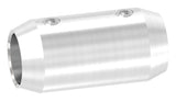 Stabverbinder V2A für Ø 12 mm, L 36 mm, Ø 18 mm, mit 2 Madenschrauben | Artikel 11.1643.4.122