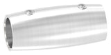 Stabverbinder V2A für Ø 14 mm Rund, L 45 mm, Ø 20 mm, mit 2 Madenschrauben | Artikel 11.1605.4
