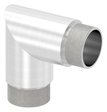 Steck-Eckbogen V2A für Rohr Ø 42,4 x 2,5 mm 90° | Artikel 11.3614.4