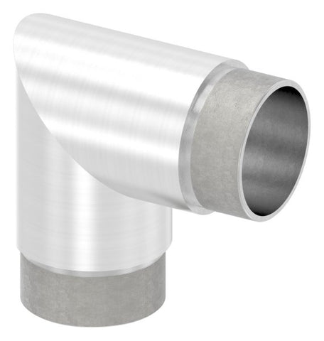 Steck-Eckstück V2A für Rohr Ø 48,3 x 2,0 mm 90° steckbar | Artikel 11.3612.4