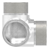 Steck-Eckverbinder V2A für Rohr Ø 42,4 x 2,0 mm 90° mit Abgang – Ansicht 2 | Artikel 11.3649.4