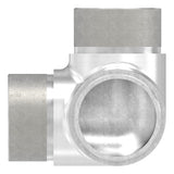 Steck-Eckverbinder V2A für Rohr Ø 42,4 x 2,0 mm 90° mit Abgang – Ansicht 3 | Artikel 11.3649.4