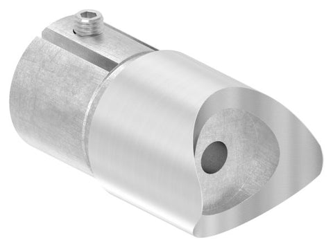 Steckfitting 90° V2A für Rohr Ø 42,4 mm mit Klemmschraube | Artikel 11.3665.4