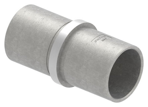 Steckfitting V2A für Rohr Ø 33,7 x 2,0 mm mit Mittelsteg | Artikel 11.3370.4