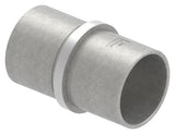 Steckverbinder V2A Ø 42,4 x 2,5 mm gerade mit Mittelsteg | Artikel 11.3374.4