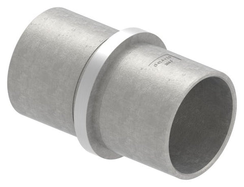 Steckverbinder V2A Ø 42,4 x 3,0 mm mit Mittelsteg | Artikel 11.3379.4