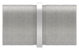 Steckverbinder V2A für Rohr Ø 40,0x2,0 mm mit Mittelsteg – Ansicht 3 | Artikel 88.1150042.240.40